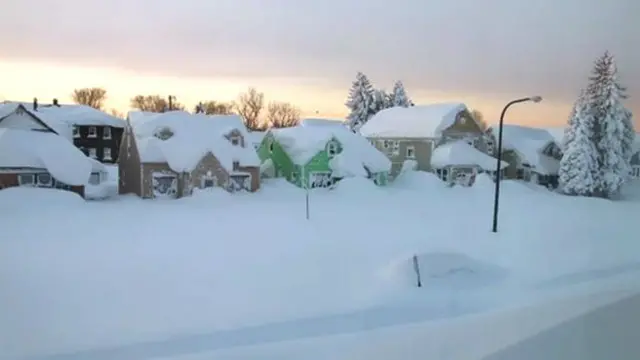 水牛城地区的暴风雪