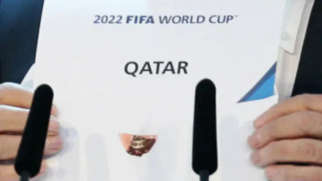 क़तर को 2022 फ़ुटबॉल विश्व कप की मेज़बानी मिलने की घोषणा