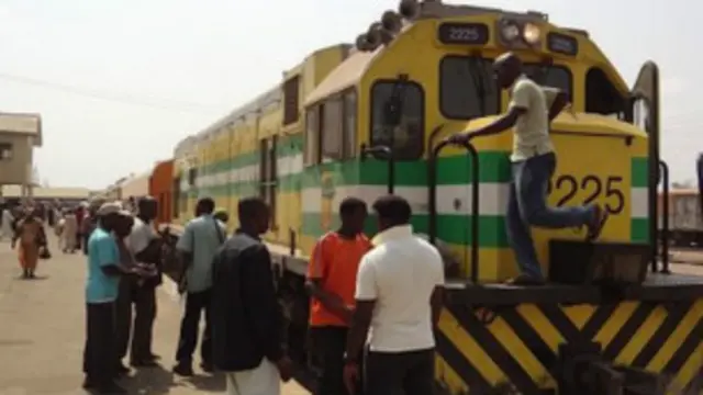 Jiragen kasa a Nigeria