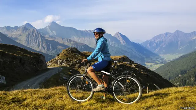 Las bicicletas de montaña permiten un contacto directo con la naturaleza.