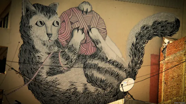 शाहपुर जट, दिल्ली में बनी ग्रैफ़िटी