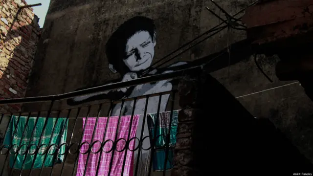 शाहपुर जट, दिल्ली में बनी ग्रैफ़िटी