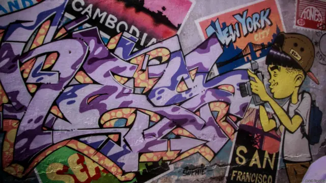 शाहपुर जट, दिल्ली में बनी ग्रैफ़िटी