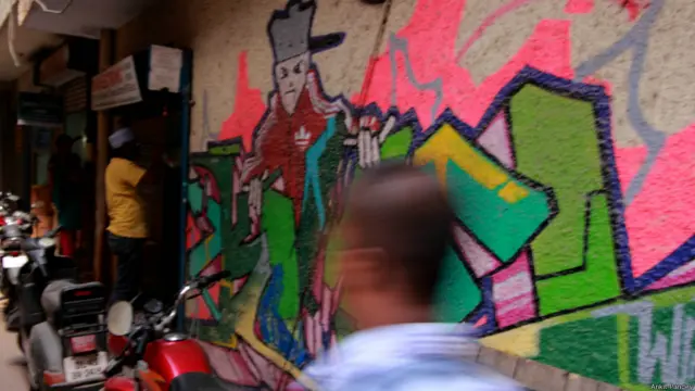 शाहपुर जट, दिल्ली में बनी ग्रैफ़िटी