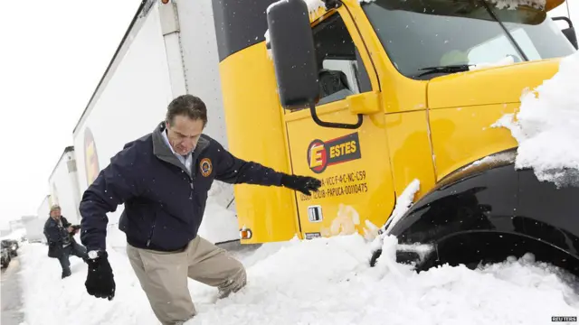 अमरीका बर्फ़बारी