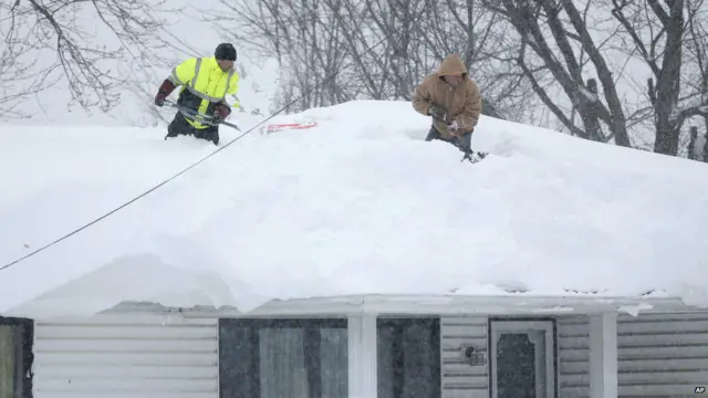 अमरीका बर्फ़बारी