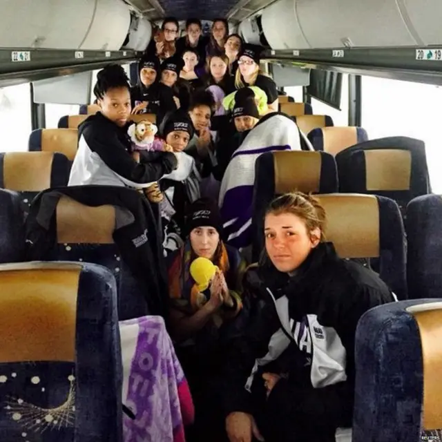 अमरीका बर्फ़बारी