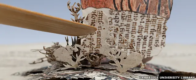 Imagen cortesía de Cambridge University Library del libro de Andreas Vesalius