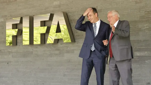 García y Eckert acordaron que Domenico Scala, el director independiente la comisión de auditorías de la FIFA, analice el informe.