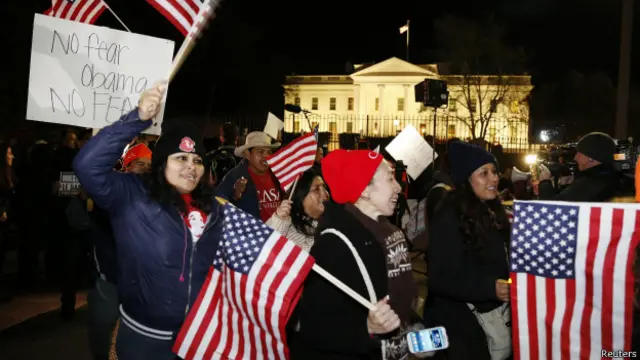 иммигранты перед Белым домом