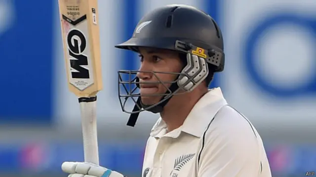 راس ٹیلر کی عمدہ بلے بازی کی بدولت نیوزی لینڈ کی پوزیشن مضبوط ہوئی ہے