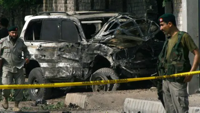 پیښور کې په دې وروستیو میاشتو کې د امنیتي ځواکونو پر موټرو دا دویم برید دی