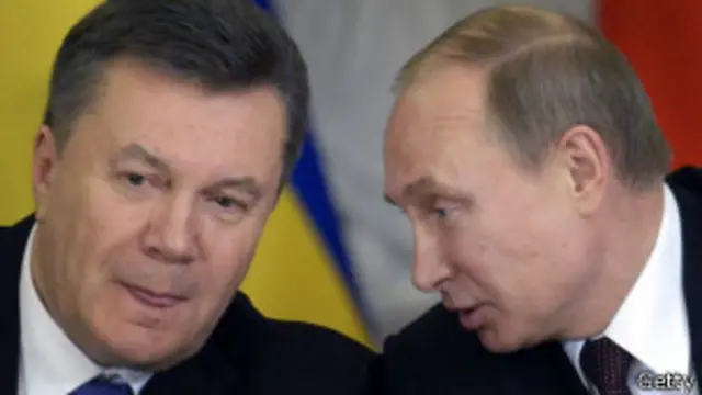 Putin y Yanukóvich