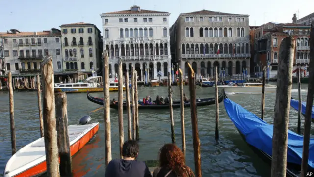 Venesia adalah salah satu tujuan utama wisatawan di Italia. 