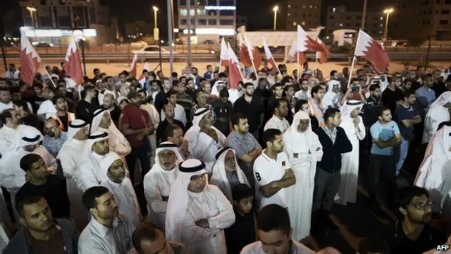 Những người theo dòng Shia tại Bahrain biểu tình