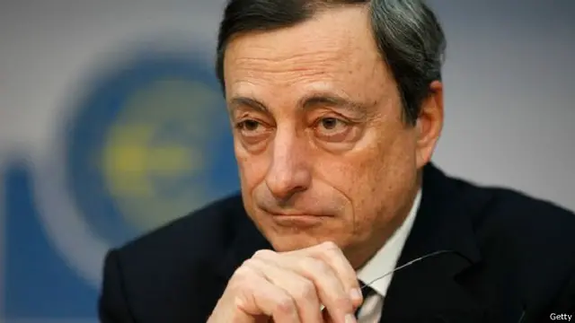 أرسل دراغي رسالة طمأنة للمستثمرين تضمنت أنه سوف يدعم الاقتصاد الأوروبي وبقوة