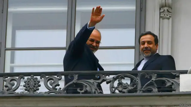 Мохаммад Джавад Зариф (слева)