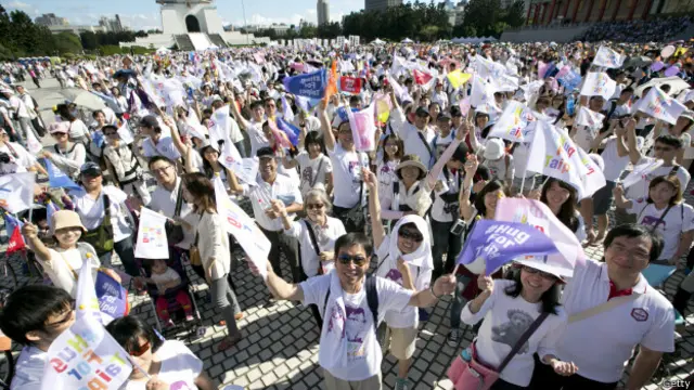 独立候选人柯文哲的支持者