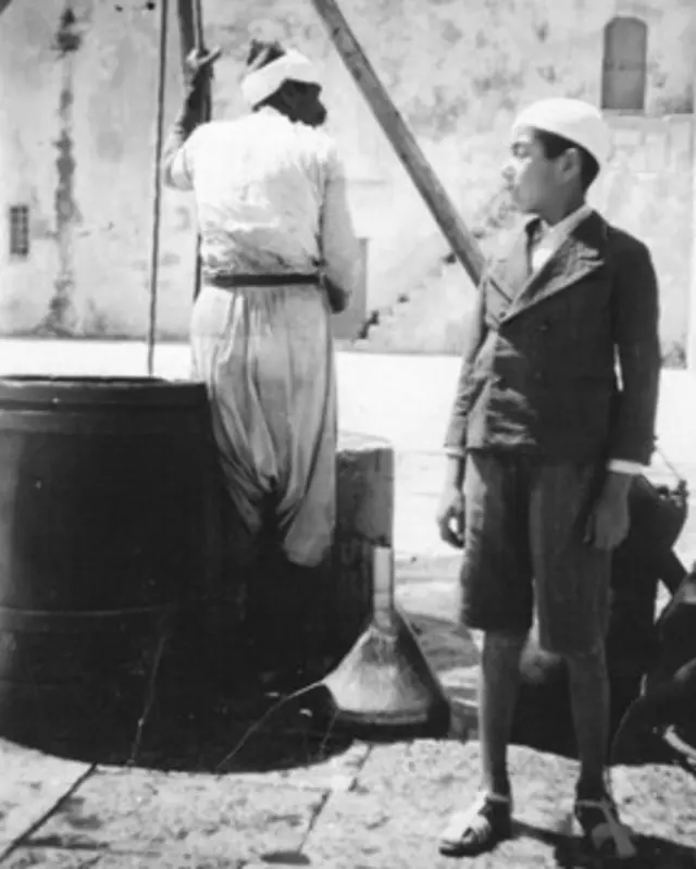 شیخ محمد منیر انصاری کے بچپن کی ایک تصویر 