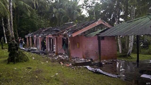 Destrucción en isla de Gorgona, departamento del Cauca