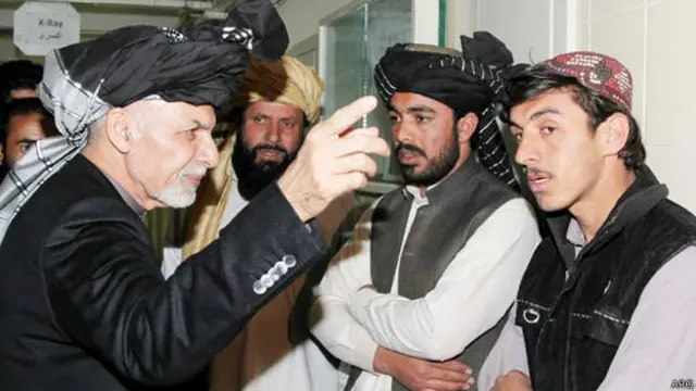 د افغانستان ولسمشر د دغه برید د ټپیانو او د قربانیانو د کورنیود لیدو لپاره کابل کې روغتون ته ورغلی و 