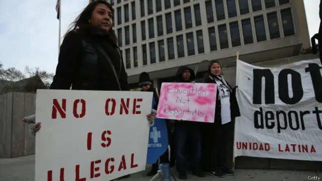 Protesto de ilegais em Nova Jersey