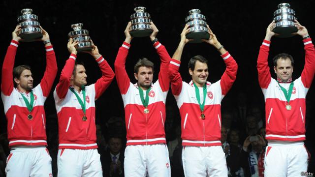 Es la primera Copa Davis en la historia de Suiza.