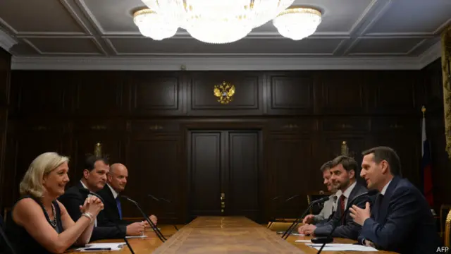 Марин Ле Пен в Госдуме России