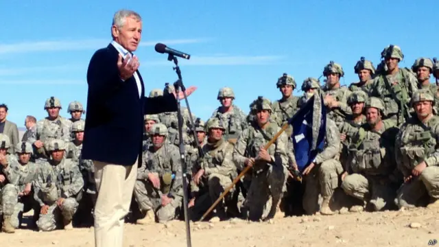 Хейгел и солдаты