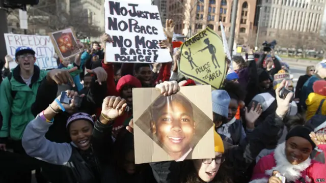 Protestas en Cleveland