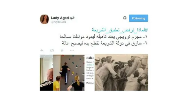 ’شرعی قوانین کے تحت چور کے ہاتھ کاٹ کر اسے معاشرے کے لیے بوجھ بنا دیا گیا جبکہ ناورے میں مجرموں کی بحالی کے بعد اسے اچھا شہری بنا دیا جاتا ہے