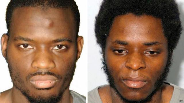 Michael Adebolajo y Michael Adebowaleyo, asesinos del soldado británico Lee Rigby