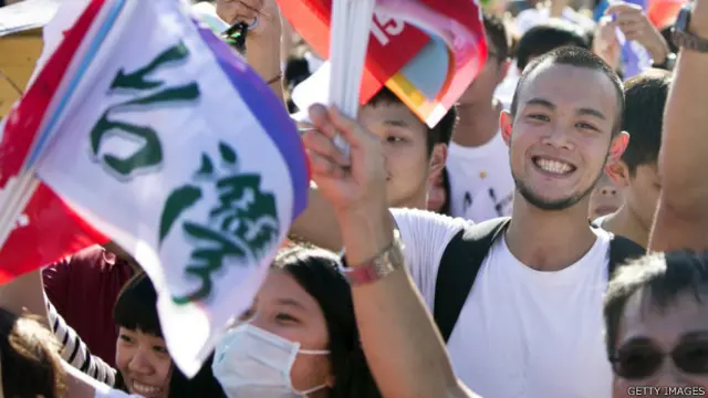 台北竞选活动（23/11/2014）