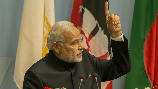 بھارتی وزیراعظم نے کانفرس میں ممبئی حملوں کا دوبارہ ذکر کیا