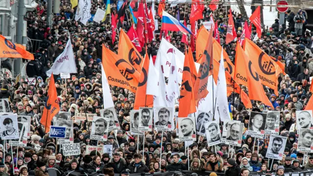 митинг в защиту политзаключенных