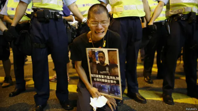 Hong Kong protester