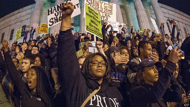 protesta en Washington por Ferguson