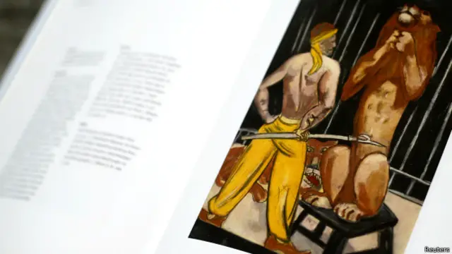 Репродукция "Укротителя льва" в публикации аукционного дома Lempertz