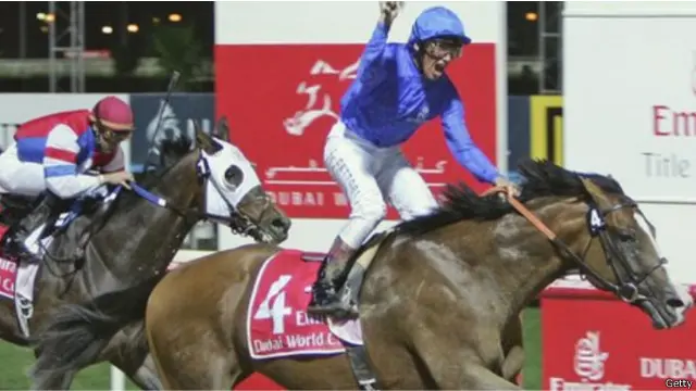 فرانكي ديتوري يفوز بكأس دبي العالمي للفروسية عام 2006