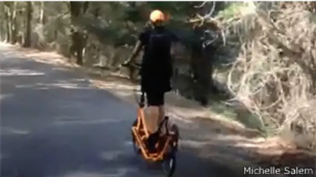 Cerca de Orlando con bicileta elíptica