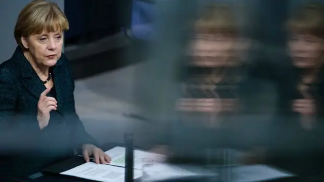 انگلا مرکل صدراعظم آلمان گفت تحریم روسیه اجتناب ناپذیر است.