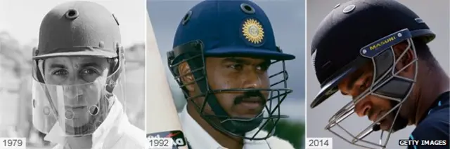 समय के साथ बदले हेलमेट