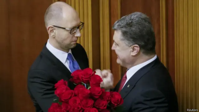 Яценюк Порошенко