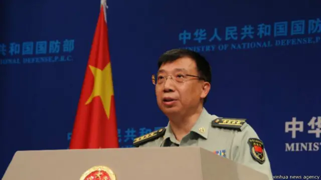 中国国防部发言人耿雁生(资料照片)