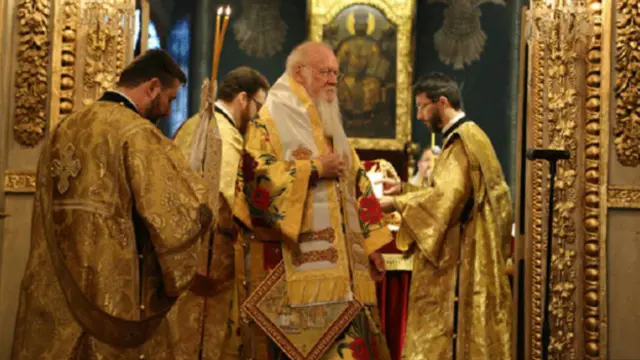 آج استنبول میں ہونے والی اجتماعی عبادت اور دعا قسطنطنیہ کے بڑے پادری کے زیر نگرانی ہوئی