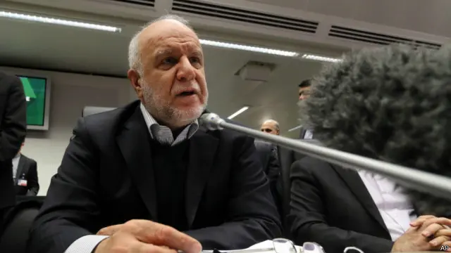 وزیر نفت ایران پیش از نشست اوپک در تلاش برای اجماع اعضا بر سر کاهش سقف تولید نفت بود