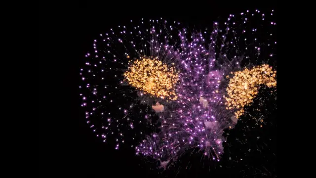 Foto de una lectora de BBC Mundo por el tema “fuegos artificiales”