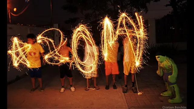 Foto de un lector de BBC Mundo por el tema “fuegos artificiales”
