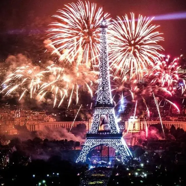 Foto de una lectora de BBC Mundo por el tema “fuegos artificiales”