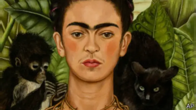 Autoretrato de Frida Kahlo.